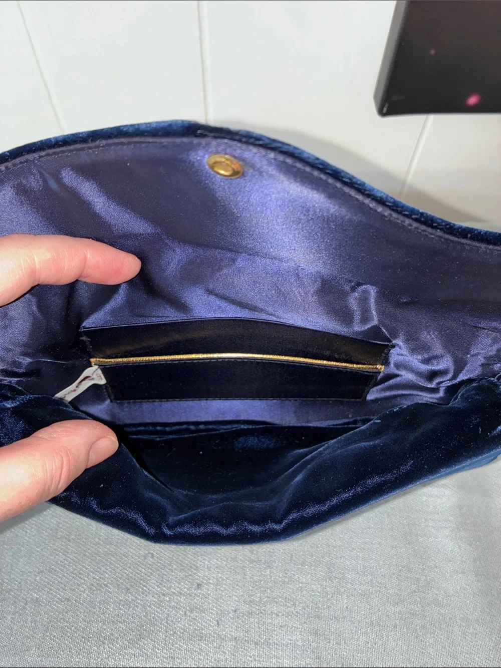 Vintage Garay Velvet Clutch